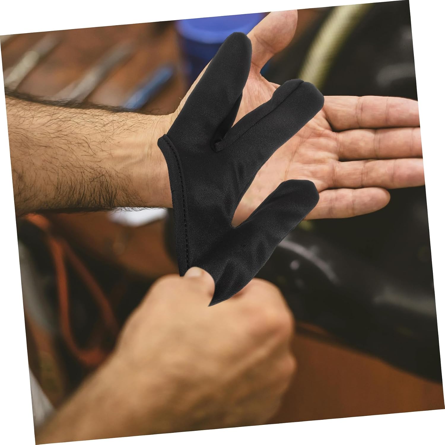 Gloves for Hair Styling Professional Thermal Gloves for Curling Wands and Straighteners Black for Salon Use
