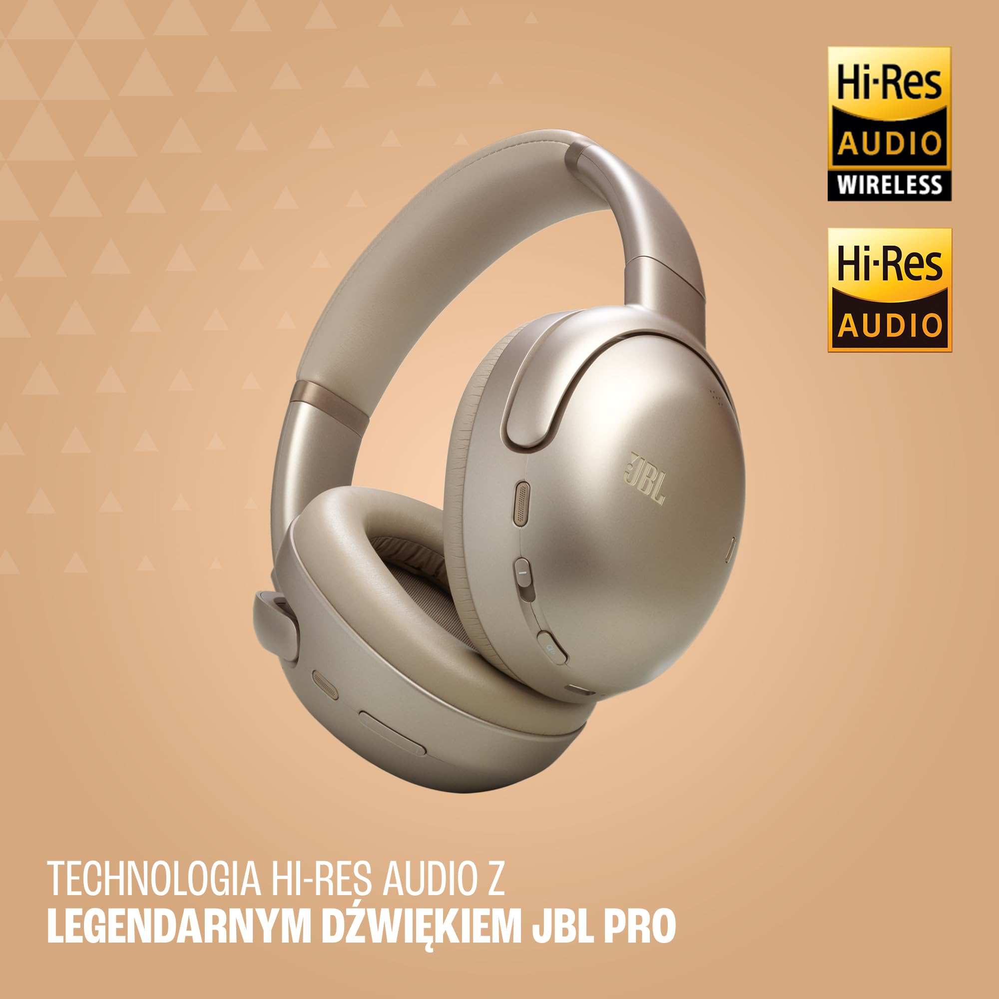 JBL Tour One M3 Bezprzewodowe Słuchawki Nauszne Bluetooth z Redukcją Hałasu, 70 H Odtwarzania, Dźwiękiem JBL Spatial 360 z Funkcją Head Tracking, Kompatybilne z USB-C, Czarne