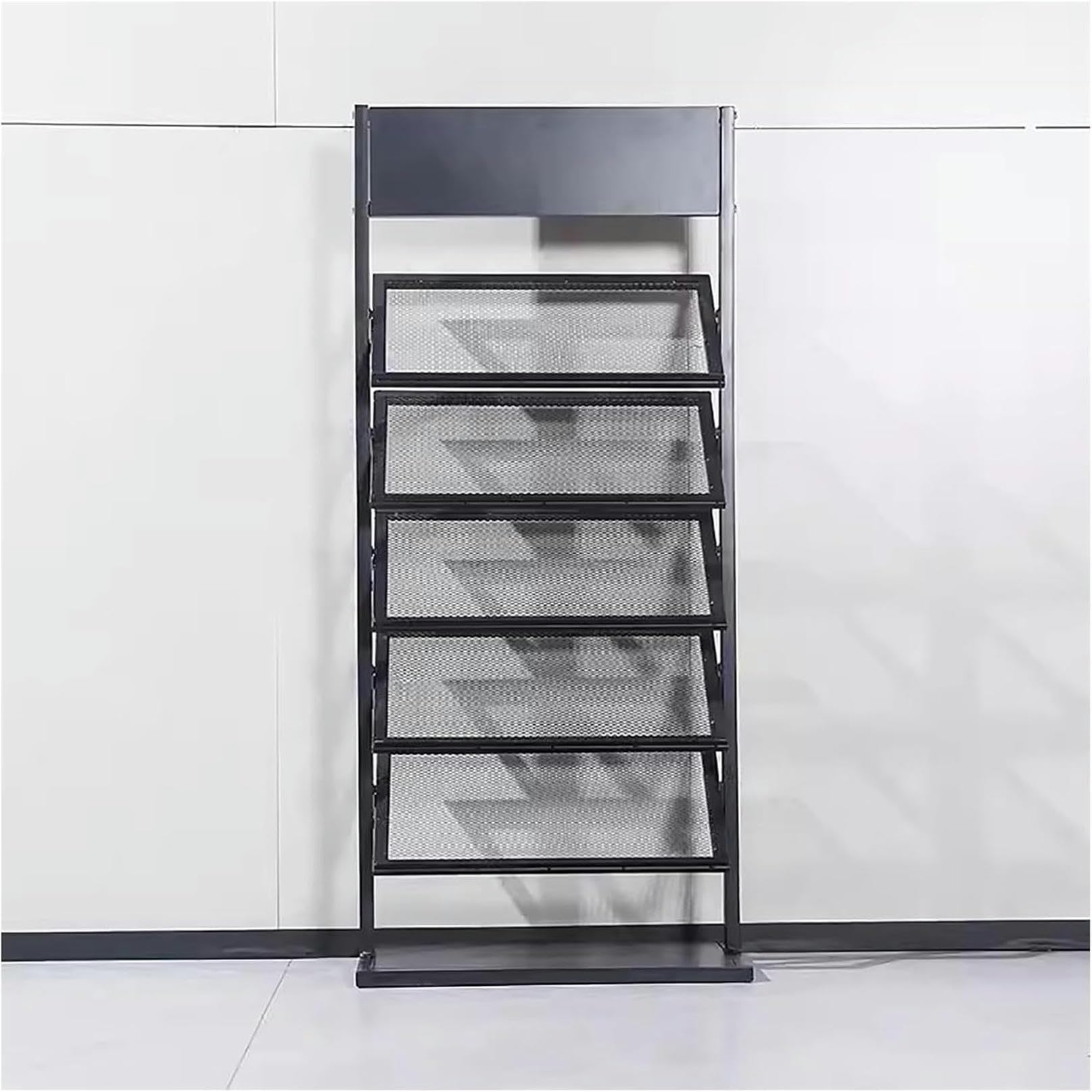 Présentoir à 5 niveaux carreaux céramique étagère échantillons porcelaine bois
