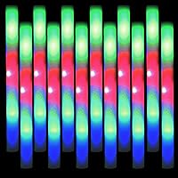 Vista 10 de Palos de luz de espuma Mr Party King 16" (20 piezas)