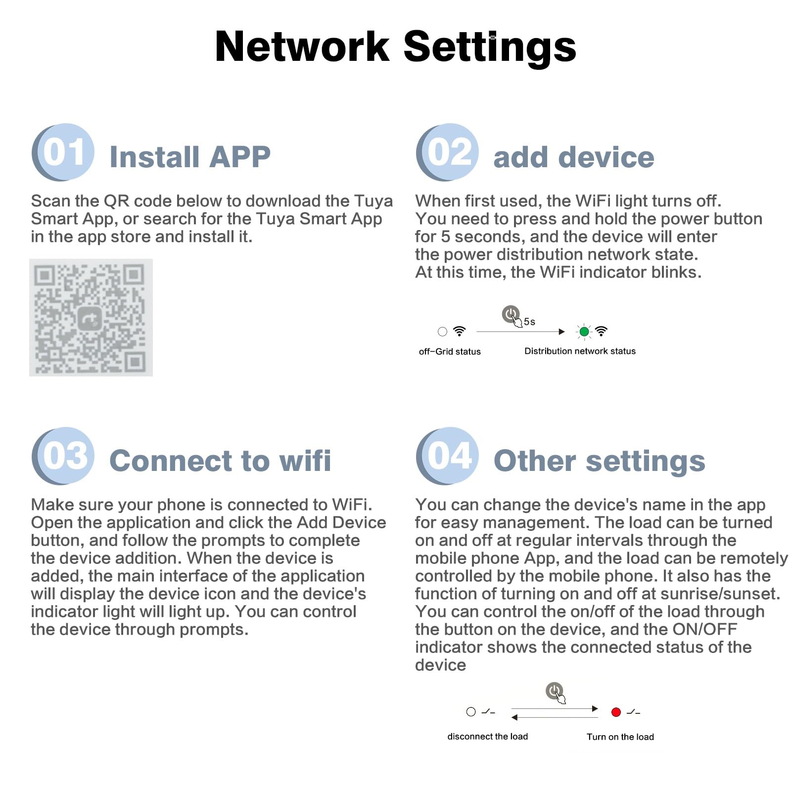 Jadeshay Wlan Zeitschaltuhr Hutschiene, Zeitschaltuhren GTS8-W Intelligente WiFi Zeitschaltuhr mit App Steuerung, Smart Home Fernbedienung Schalter Timer durch Tuya APP AC220V 4P 63A