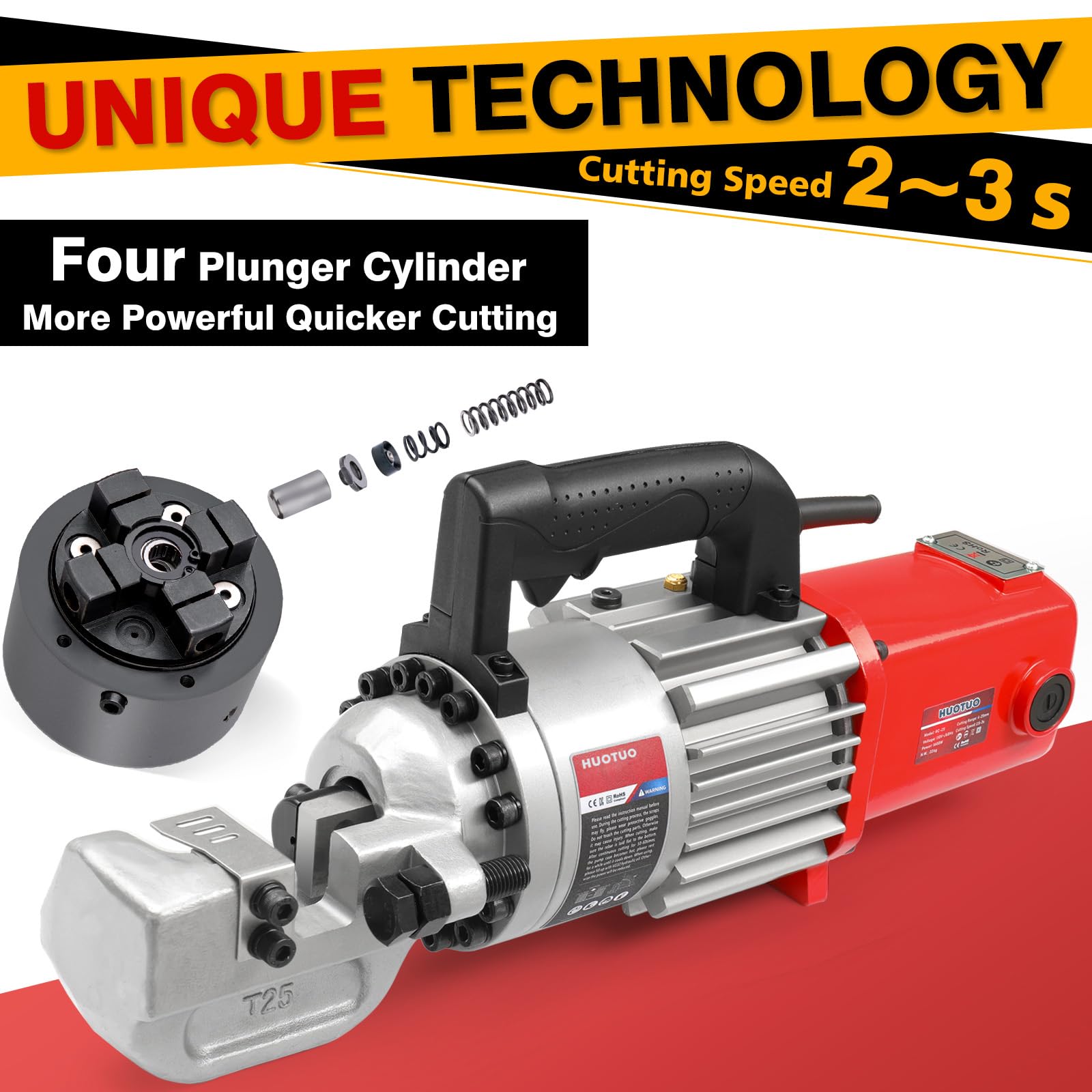 Electric Hydraulically Rebar Cutter RC25