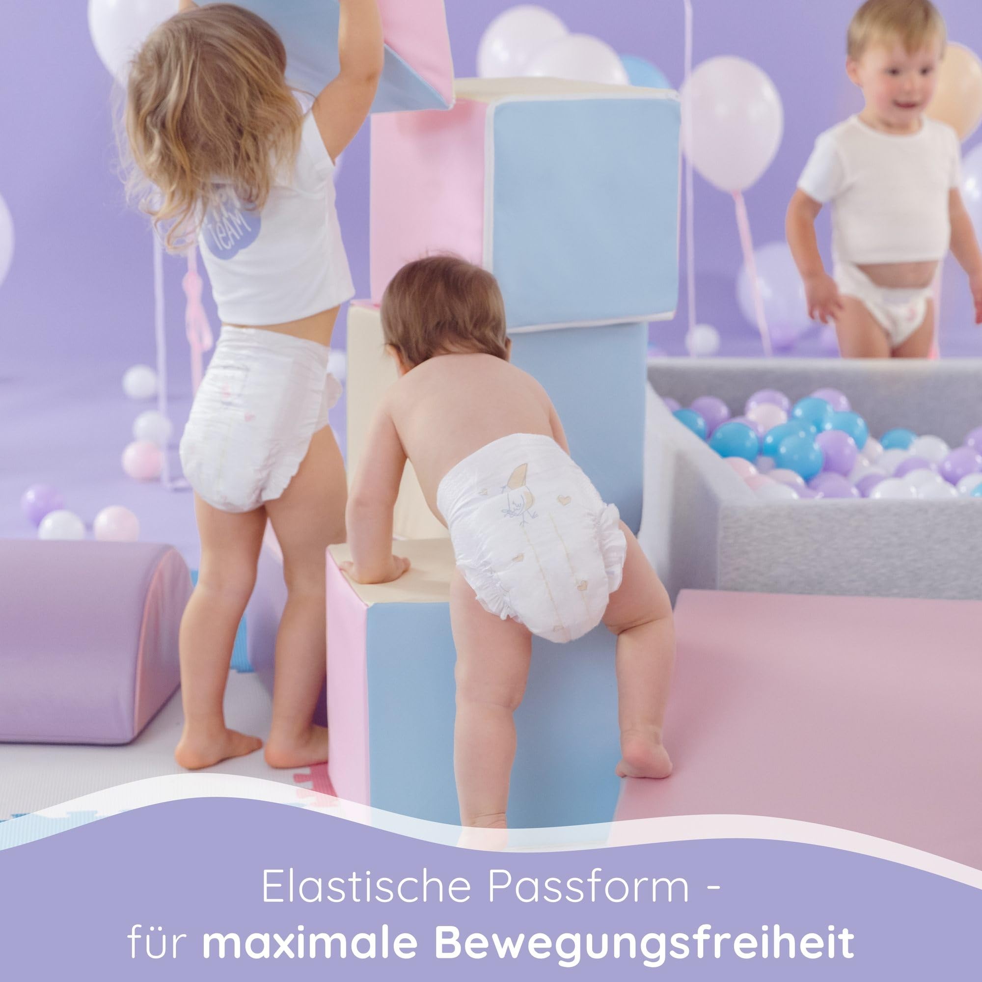 bella baby Happy Windeln soft & delicate Größe 5 Junior 11-18 kg 104 Stück Einweg Vorratspack