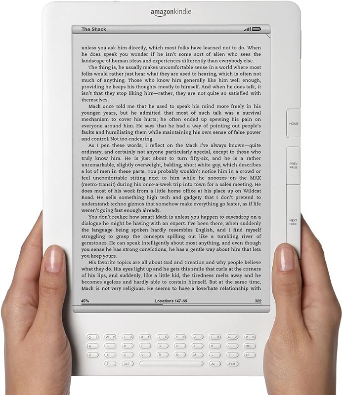 Dispositivo de lectura inalámbrico Kindle DX (pantalla de 9,7", inalámbrico de EE. UU.)