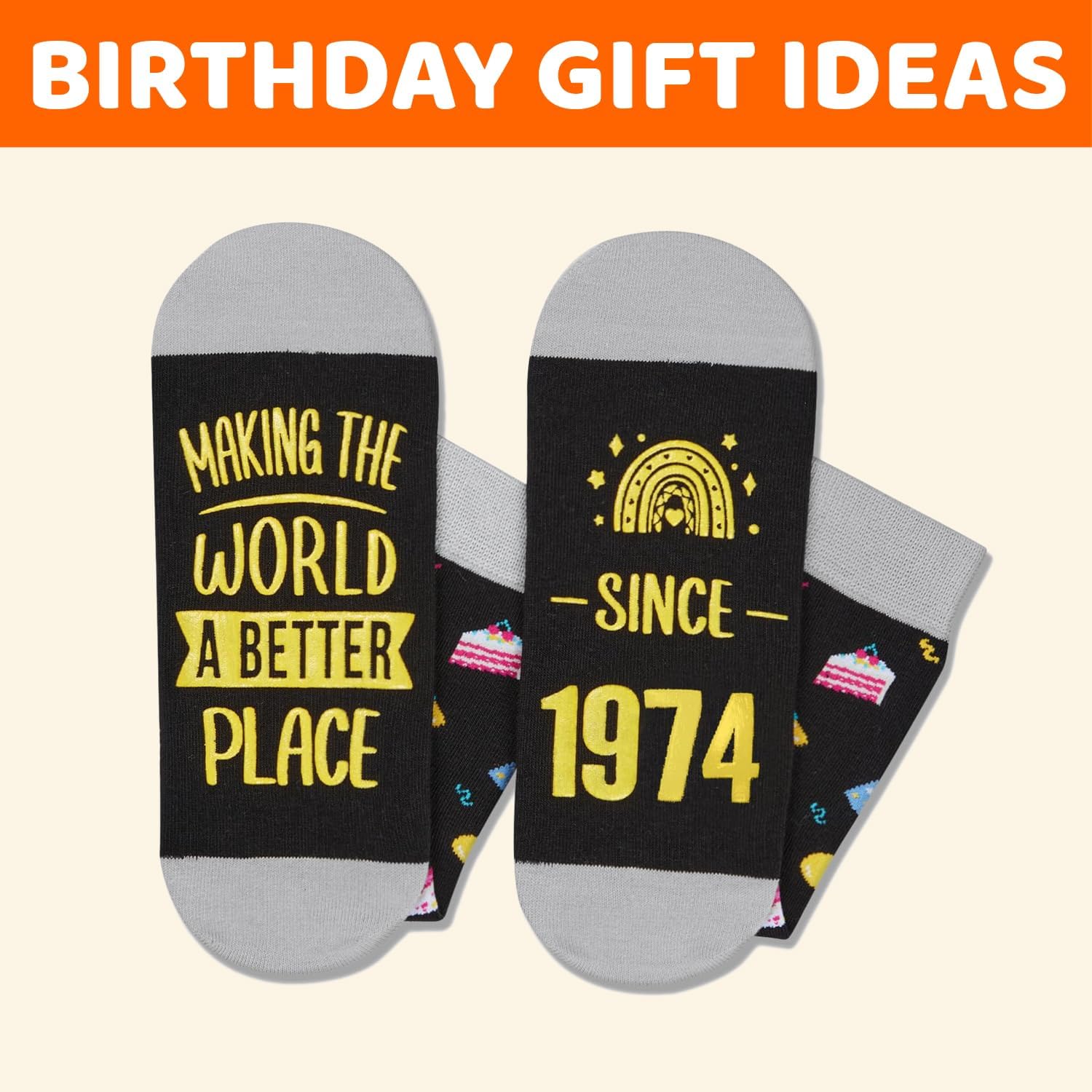 HAPPYPOP Birthday Gifts Socks for Adults - Birthday Gifts Idea for Middle-Aged Adult - Image 5