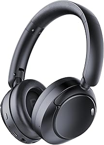 💎 73% MEGA DEAL! Auriculares Inalámbricos Bluetooth 5.4, Asistente Vocal,3 EQ Modos, Ruido Activa Híbrida, Auriculares Inalámbricos Diadema Estéreo HiFi con Micrófono,120 horas de reproducción con iOS y Android,Negro