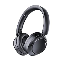 Cuffie Wireless Bluetooth 5.4 con Noise Cancelling, 6 EQ Modalità di Suono, Assistente Vocale, 120 Ore Di Riproduzione, Hi-Res audio, Bassi Potenti, Audio Lossless AUX, compatibili iOS e Android(Nero)