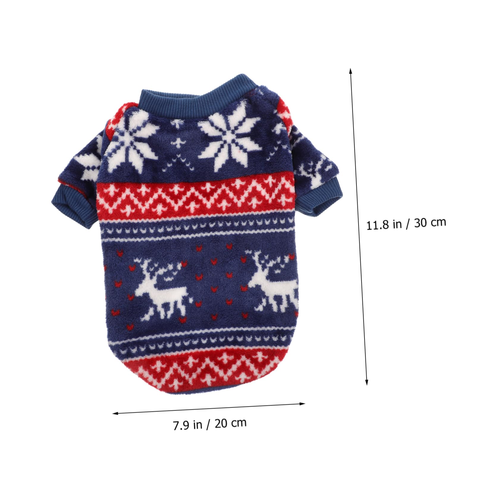 HMJGDHX 5 Pezzi Adorabili Vestiti di Natale per Animali Domestici Costume di Natale per Cani per Feste Abiti Comodi per Cani Abiti Caldi per Occasioni di Vacanza