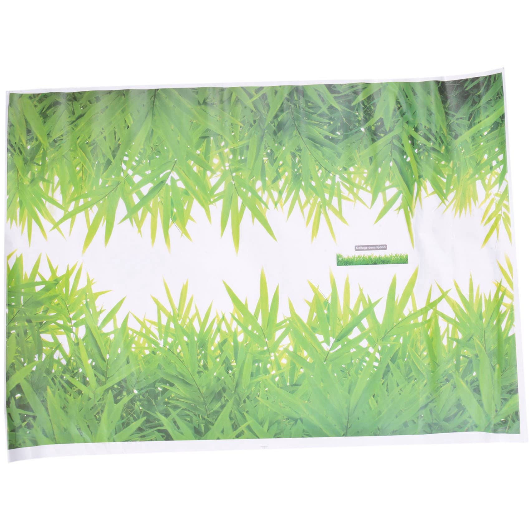 CTRLZS DIY Green Grass Wall Sticker Removable Wall Decor Waterproof Bedroom Mural Decal