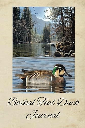 Baikal Teal Duck Journal: It Elevates Your Expression To A