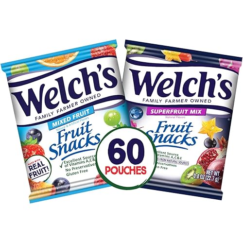Welch's Fruit Snacks(Pack of 60)