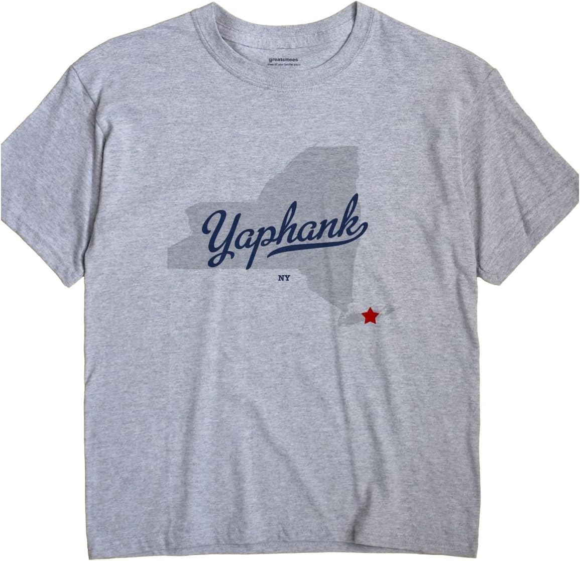 Yaphank New York TShirt MAP Clothing, Shoes & Jewelry