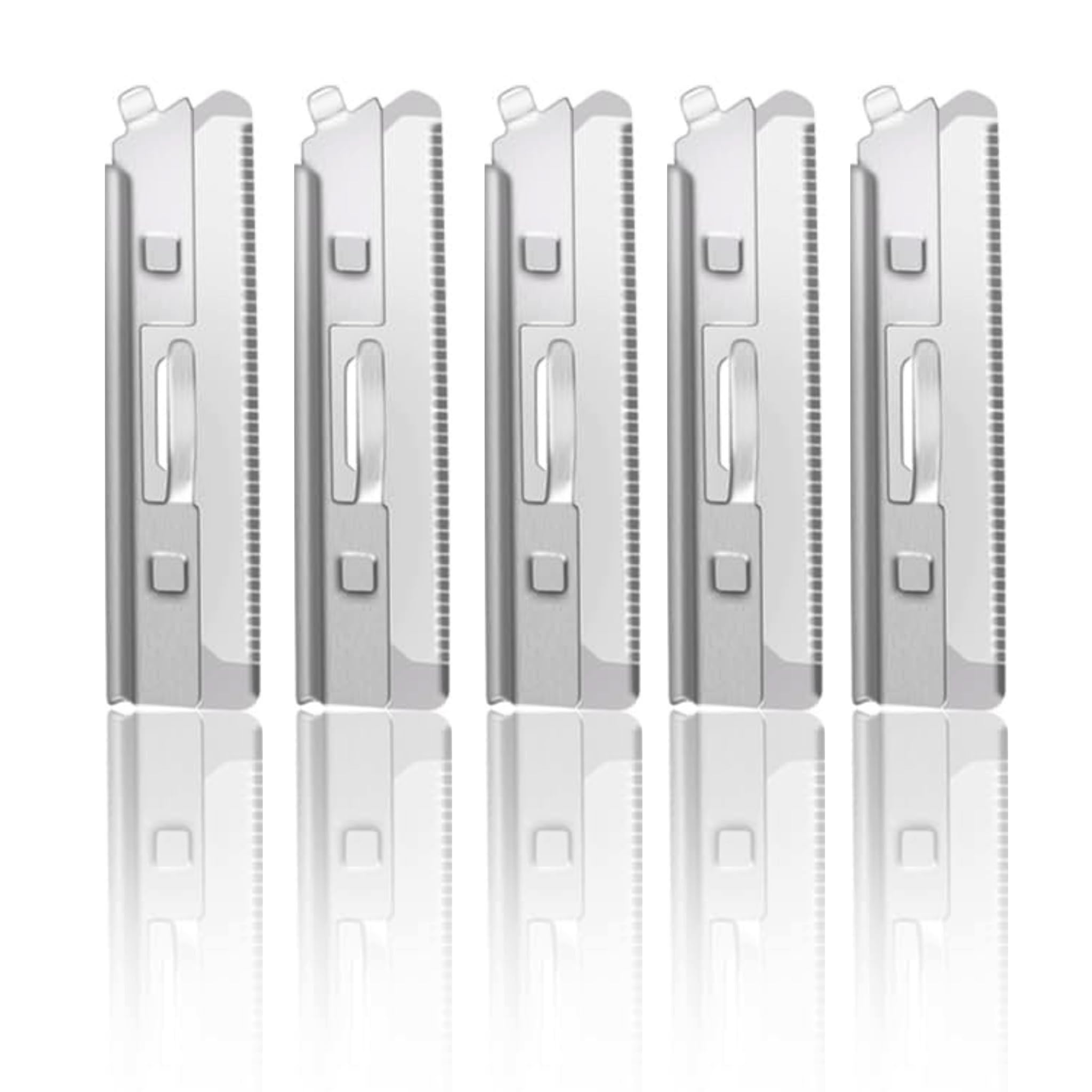 Set of 5 Replacement Blades for Dermaplaning Razors - Facial Razor Refills for Eyebrow Shaping, Precision Exfoliation & Hair Removal for Radiant, Smooth Skin - Dermaplane Tool