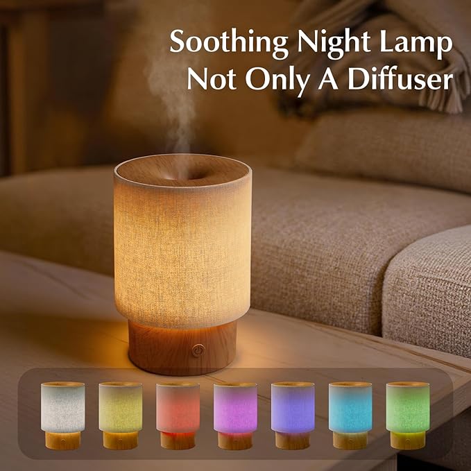 Difusor de Aceites Esenciales ARVIDSSON 100ml con Cubierta de Tela miniatura 6