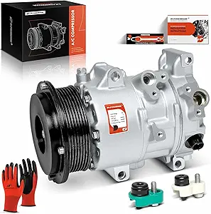 A-Premium Air Conditioner AC Compressor with Clutch Compatible with Toyota Camry 2.4L 2007-2009, RAV4 2.4L 2006-2008