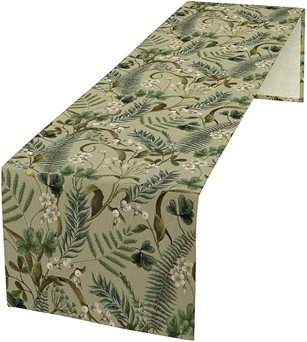 Miniatura 17 de Camino de mesa floral retro de los años 70, camino de mesa de flores de margarita naranja hippie para fiesta de cumpleaños, cocina retro comedor