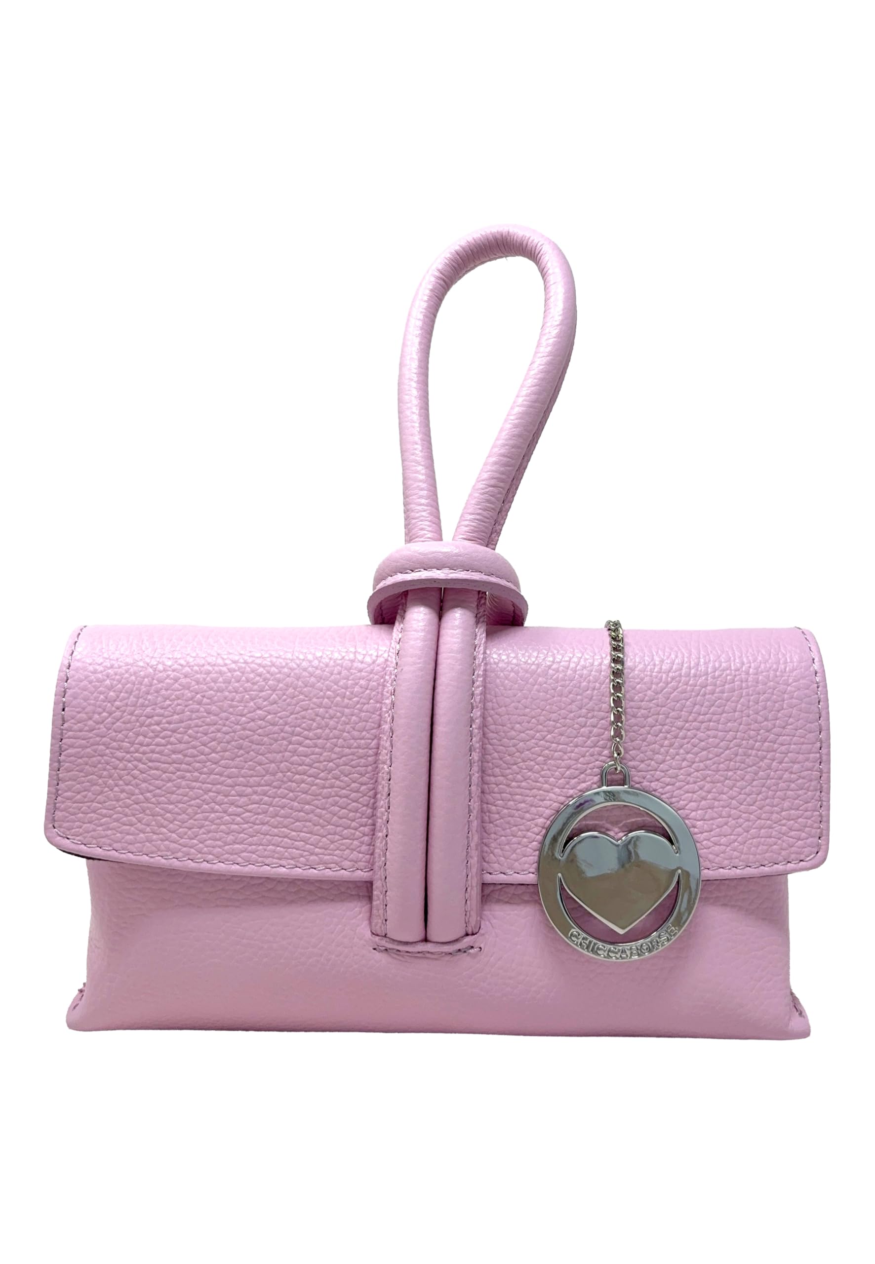 Chicca Borse Borsetta Pochette in Pelle Dollaro da Donna