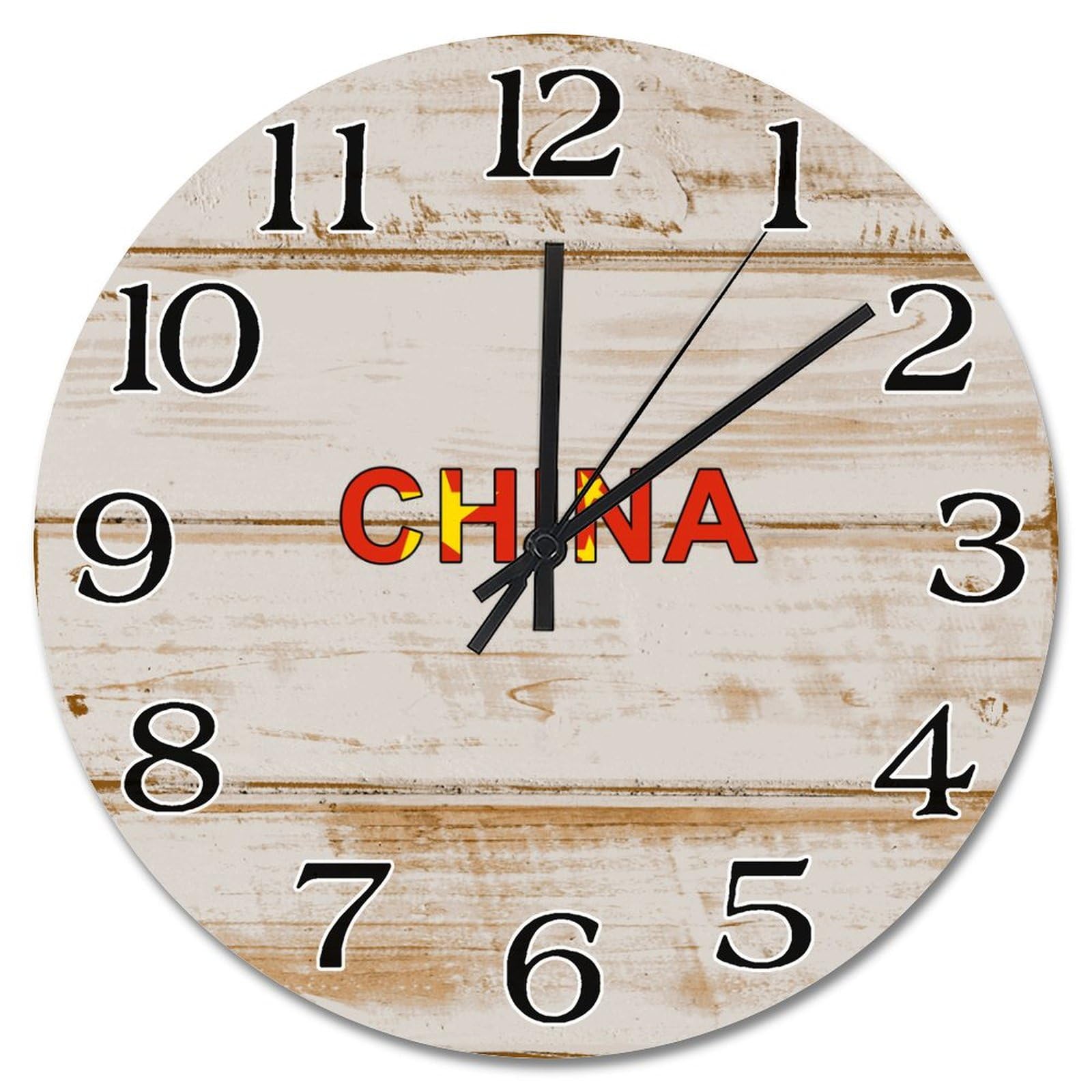 Horloge chinoise en bois pour créer un coin zen et chaleureux chez soi