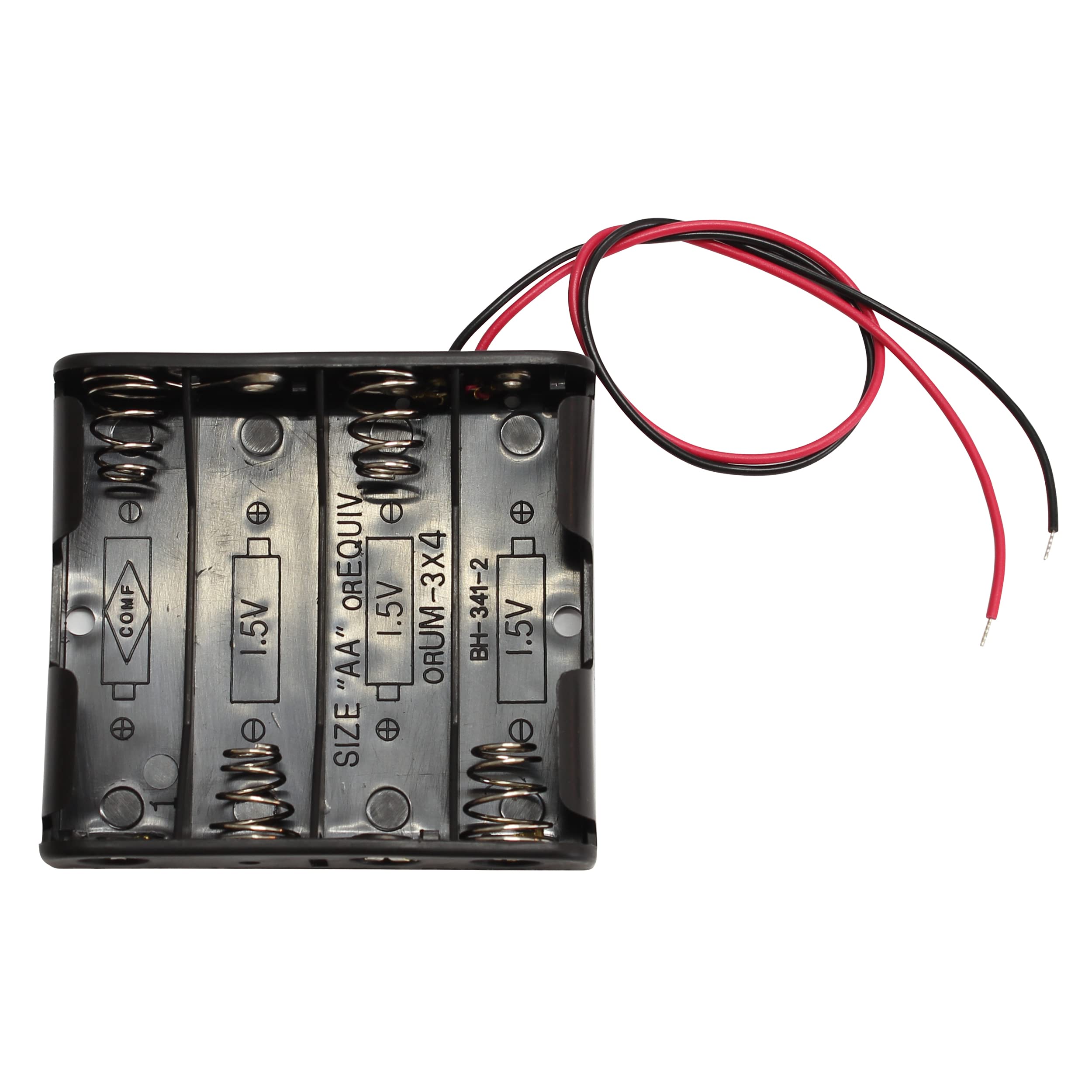 Amazon.co.jp: 電池ボックス 単3型 4本 直列 6V バッテリーケース 電池