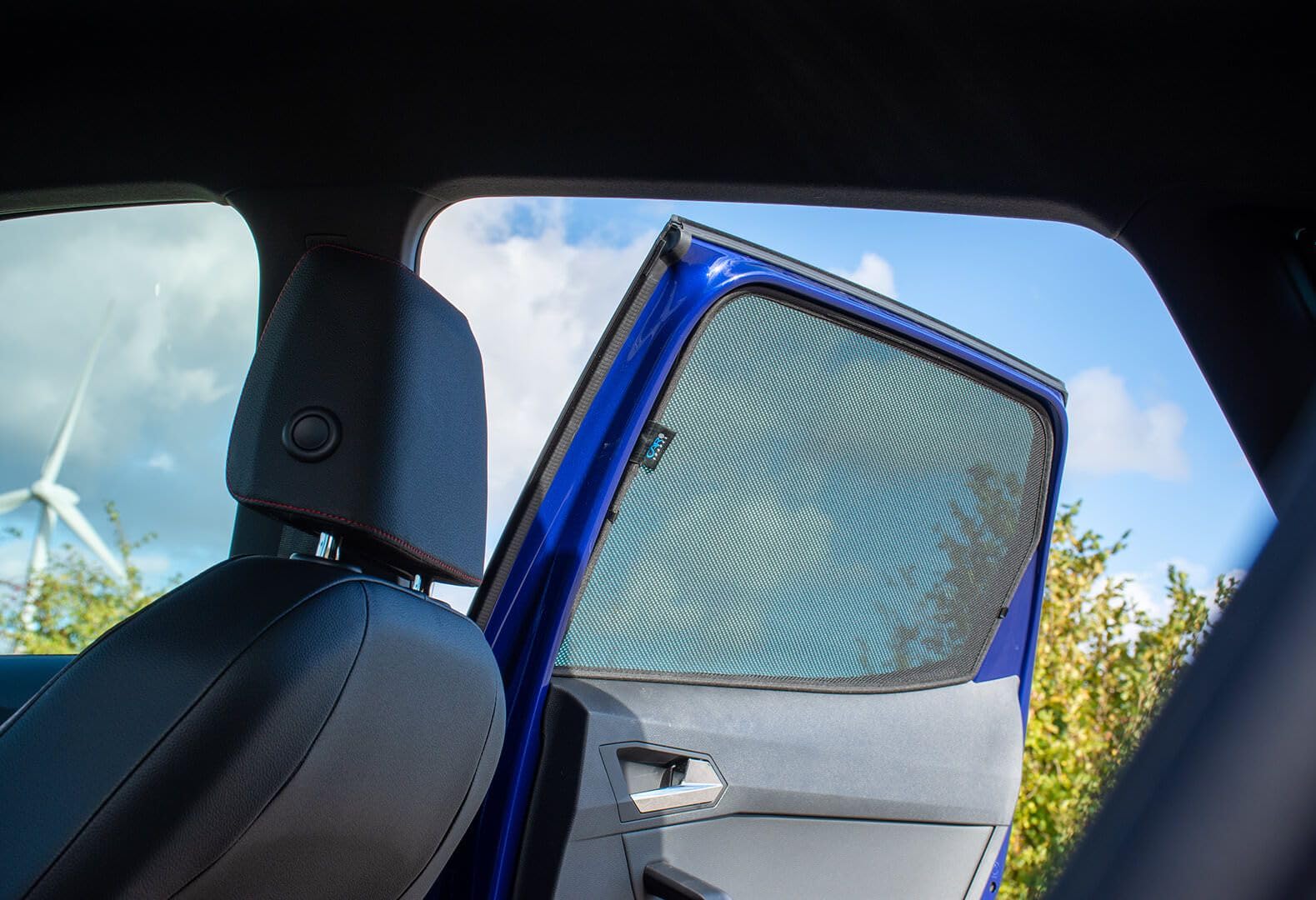 Car Shades Set (Porte Laterali Posteriori) Compatibile con Seat Arona (KJ) 2017- (2-Parti) Tendine Parasole su Misura