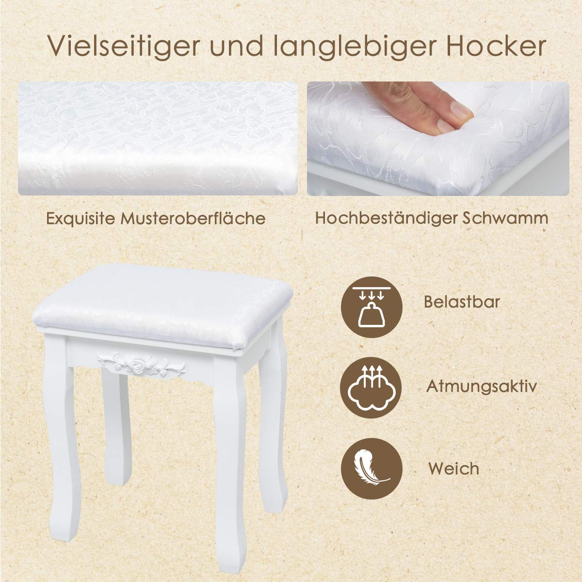 Coiffeuse, Table de Maquillage avec 10 Ampoules LED à Intensité Variable Tabouret avec 5 Tiroirs et Boîtes de Rangement Amovibles Noir Coiffeuse, Table de Maquillage avec 10 Ampoules LED à Intensité Variable Tabouret avec 5 Tiroirs et Boîtes de Rangement Amovibles Noir
