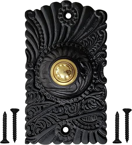 Botón de timbre de puerta, botón de timbre, timbre con cable, botón de timbre con cable, botón de timbre de timbre de puerta, repuesto de botón de