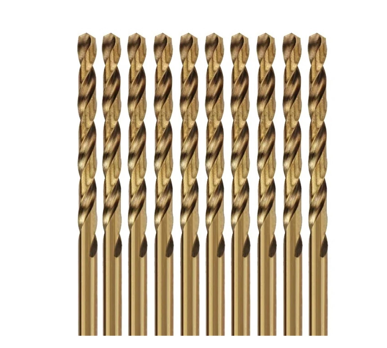 Zestaw wierteł spiralnych HSS M35 z kobaltem 1 szt. do metalu i stali nierdzewnej, akcesoria do narzędzi wiertniczych ze stali szybkotnącej(1.3mm)