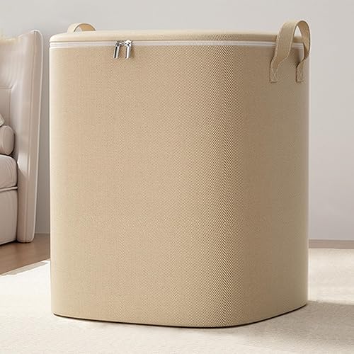 Miniatura 4 de Almacenamiento resistente con asas reforzadas, caja de almacenamiento para clasificación de armario con doble cremallera, bolsas de ropa de