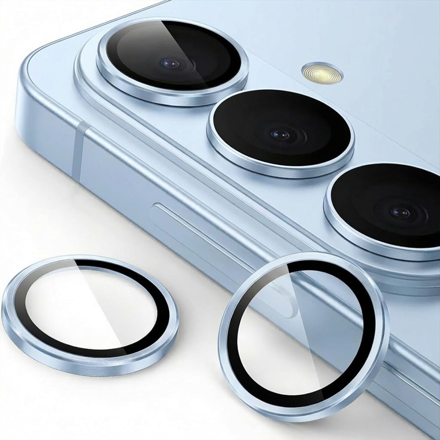 Camera Lens Protector for Samsung Galaxy S26 / S26 Plus Sky Blue AR AF Coated 9H Tempered Glass Camera Guard, Anti Drop, Scratch Resistant Camera Lens, Case Friendly Waterproof Heavy Duty UHD Clear Camera Cover-image-48