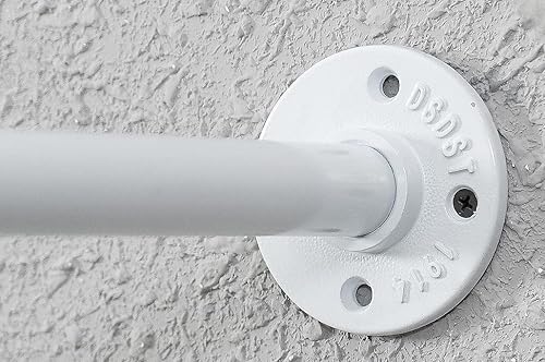 Miniatura 7 de Percheros industriales de tubería, percheros para colgar en la pared, estantes de ropa colgantes para exhibición que ahorran espacio, barra colgante