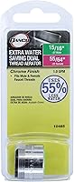 Vista 11 de Danco 10485 Aireador de grifo de ahorro de agua extra de doble rosca, verde, 1.0 GPM, cromado