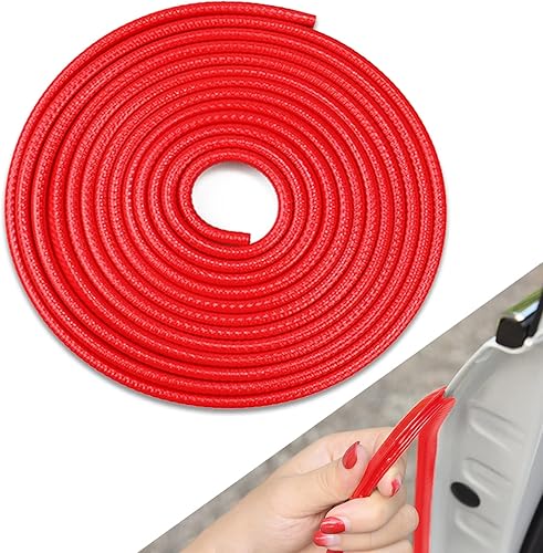 BOLTRY Protectores de borde de puerta de automóvil de 32.8 pies, moldura de borde de goma anticolisión en forma de U, protector de sello apto para