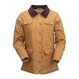 Women's Canvas Gidley, Warm Durable Adjustable Cotton Shell Fleece Lining Work Outdoor Hiking Jacket