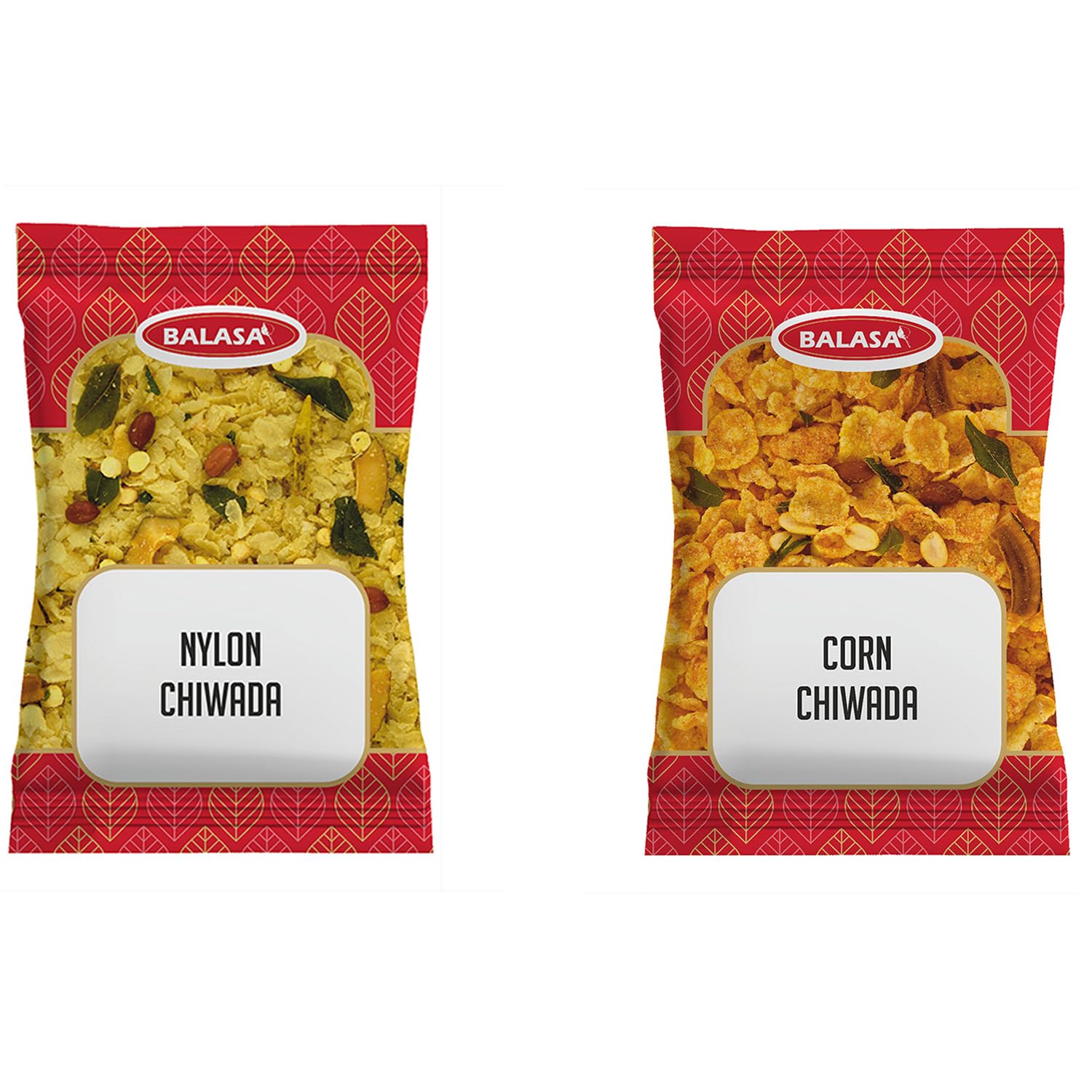 Balasa Nylon Chiwada Cornflakes Chiwada Combo Set 360g Namkeen Mixture Snacks 180G (Pack of 2)