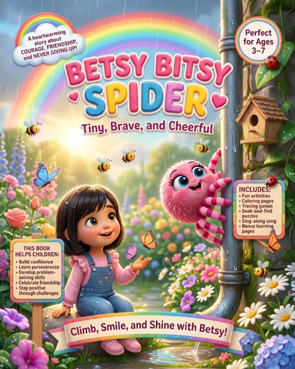Betsy Bitsy Spider: Tiny, Brave, and Cheerful