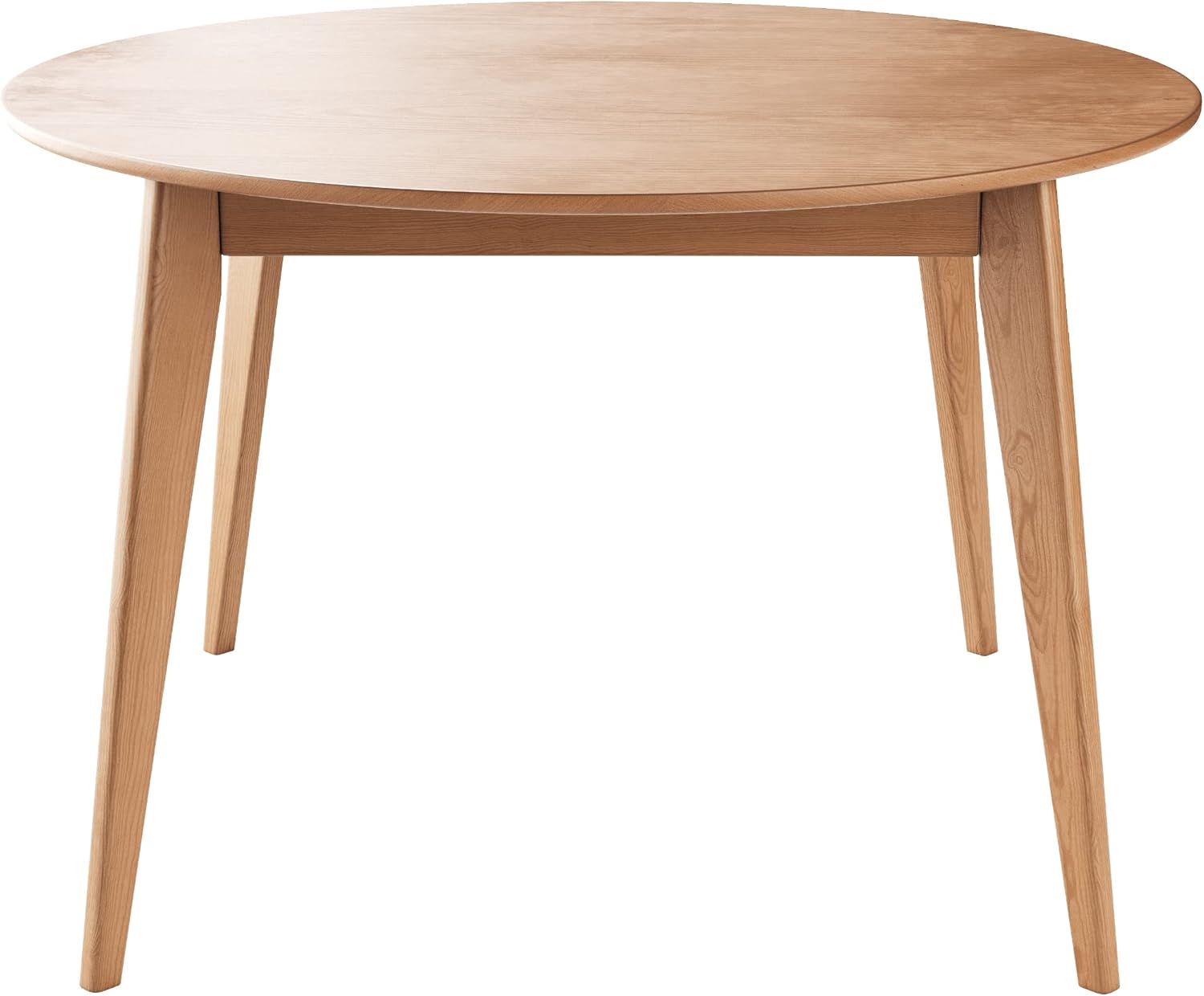 Buy DAIVA CASA Orion 45 inch Round Wooden Dining Table Birch Circle
