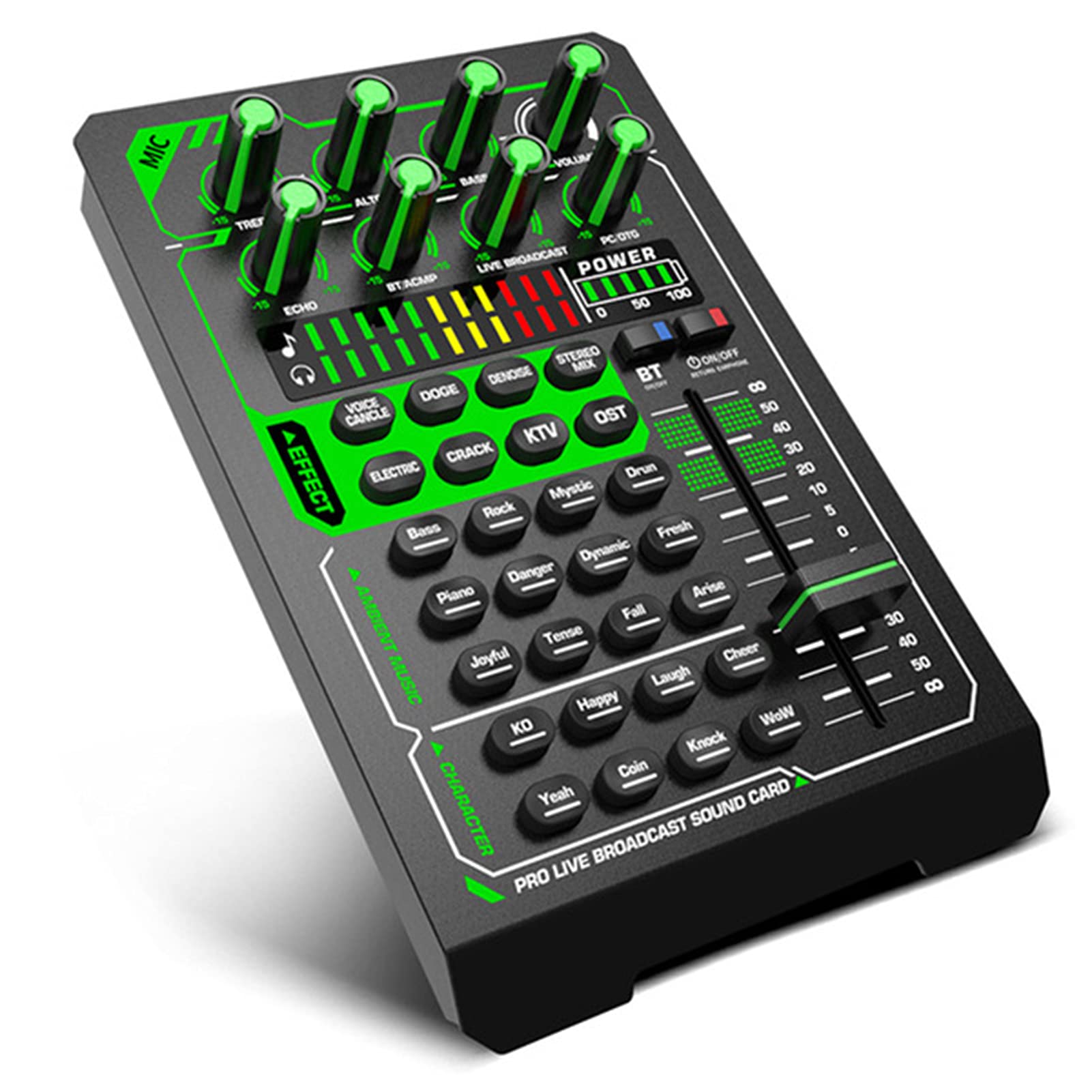 DJ Mixer Mezclador de Audio inalámbrico Profesional con una Nueva generación de procesador de Audio DSP de 32 bits de Alto Rendimiento sin depuración para Party Studio