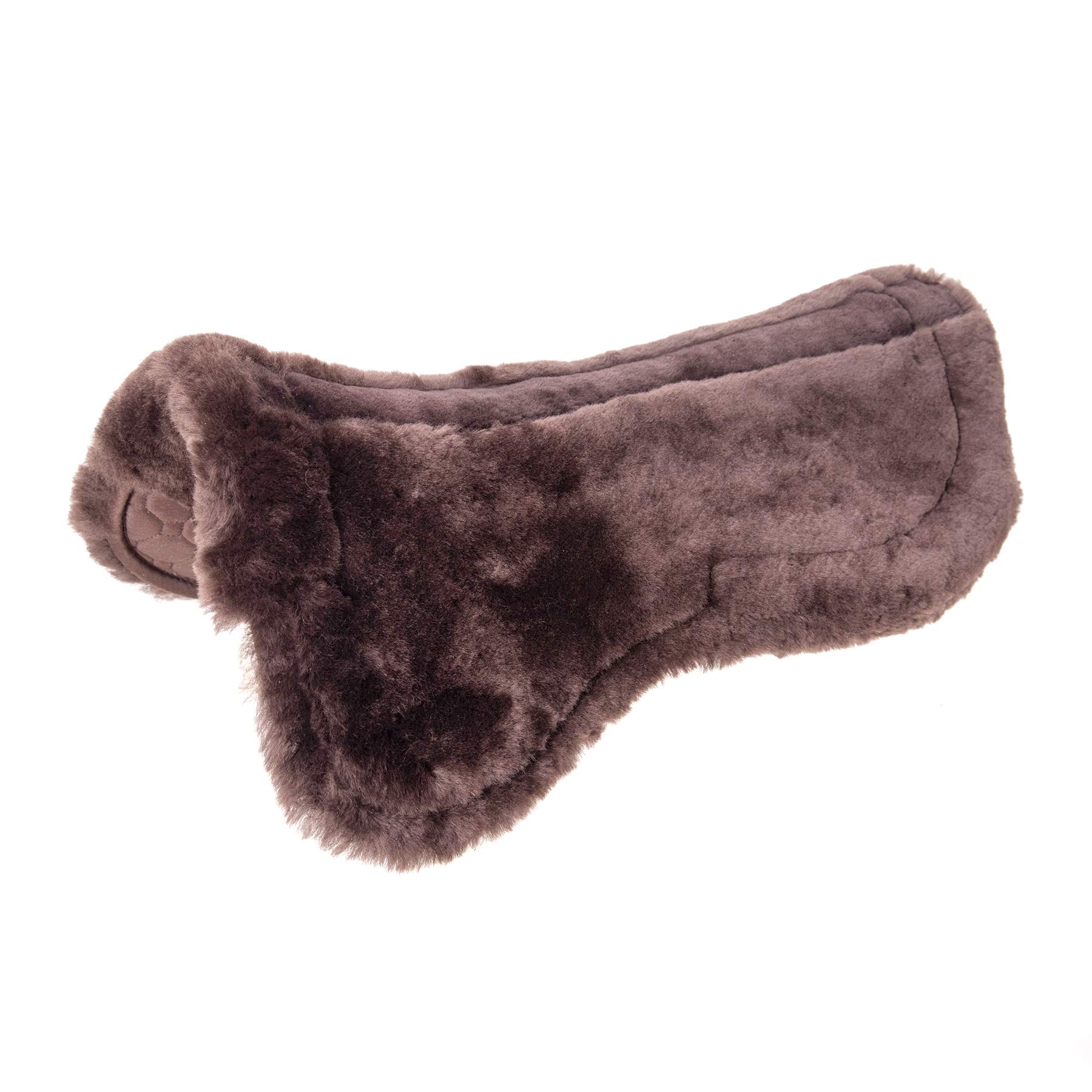 Lambskin Half pad - Cuscino da sella in pelliccia di agnello Marrone (M)