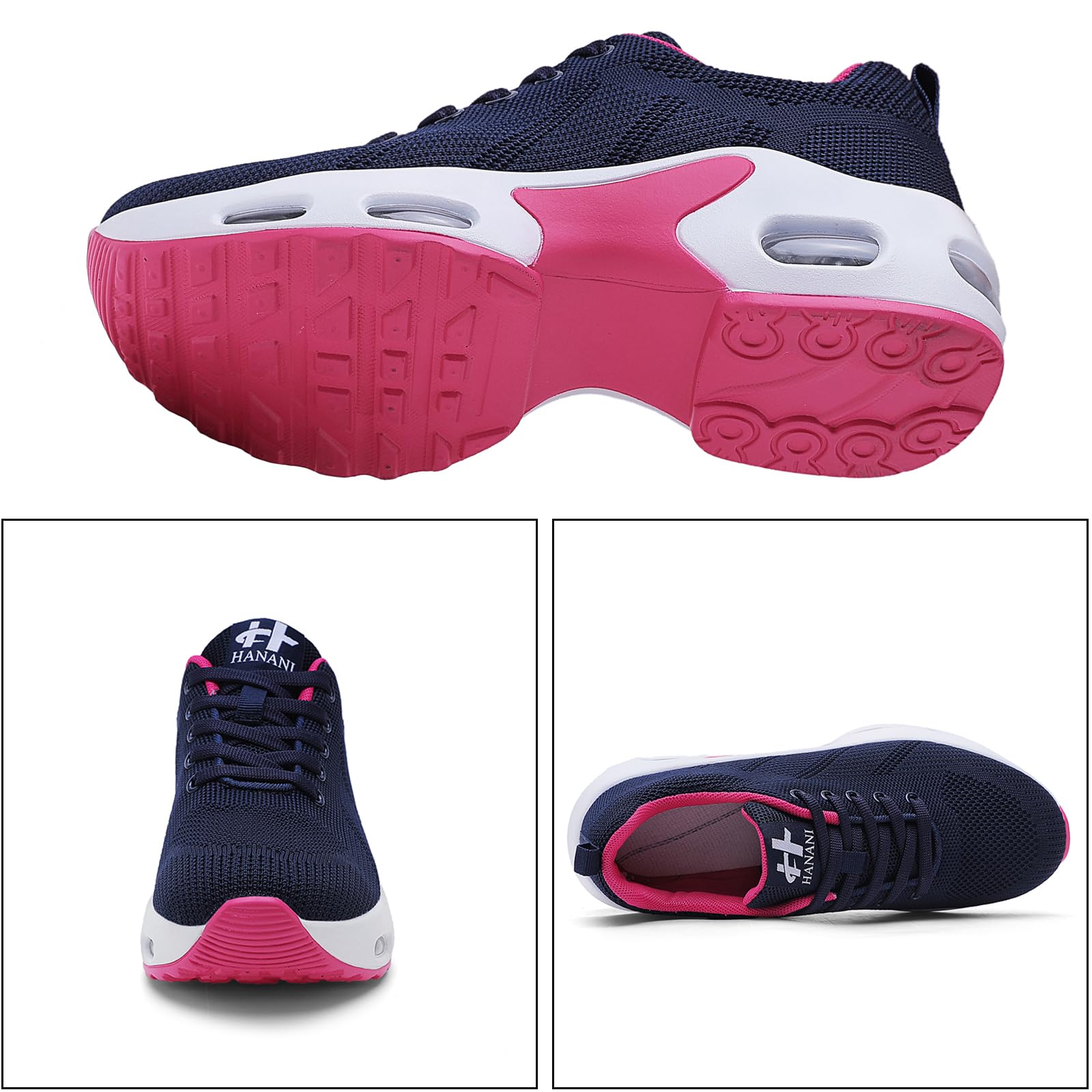 Laufschuhe Damen Turnschuhe Orthopädische Walkingschuhe Atmungsaktives Joggingschuhe Sneaker Leichte rutschfestmit Luftpolster Sneaker Straßenlaufschuhe Gym Women Running Shoes
