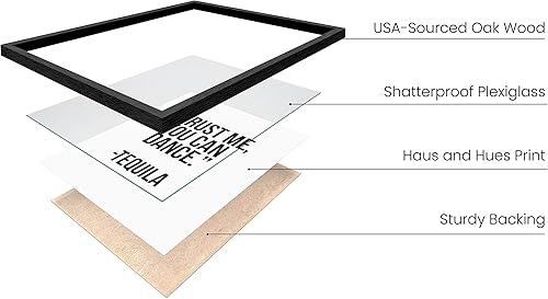 Miniatura 2 de RipGrip Divertida decoración en blanco y negro, decoración de bar, accesorios de dormitorio universitario y divertida decoración de bar, citas de