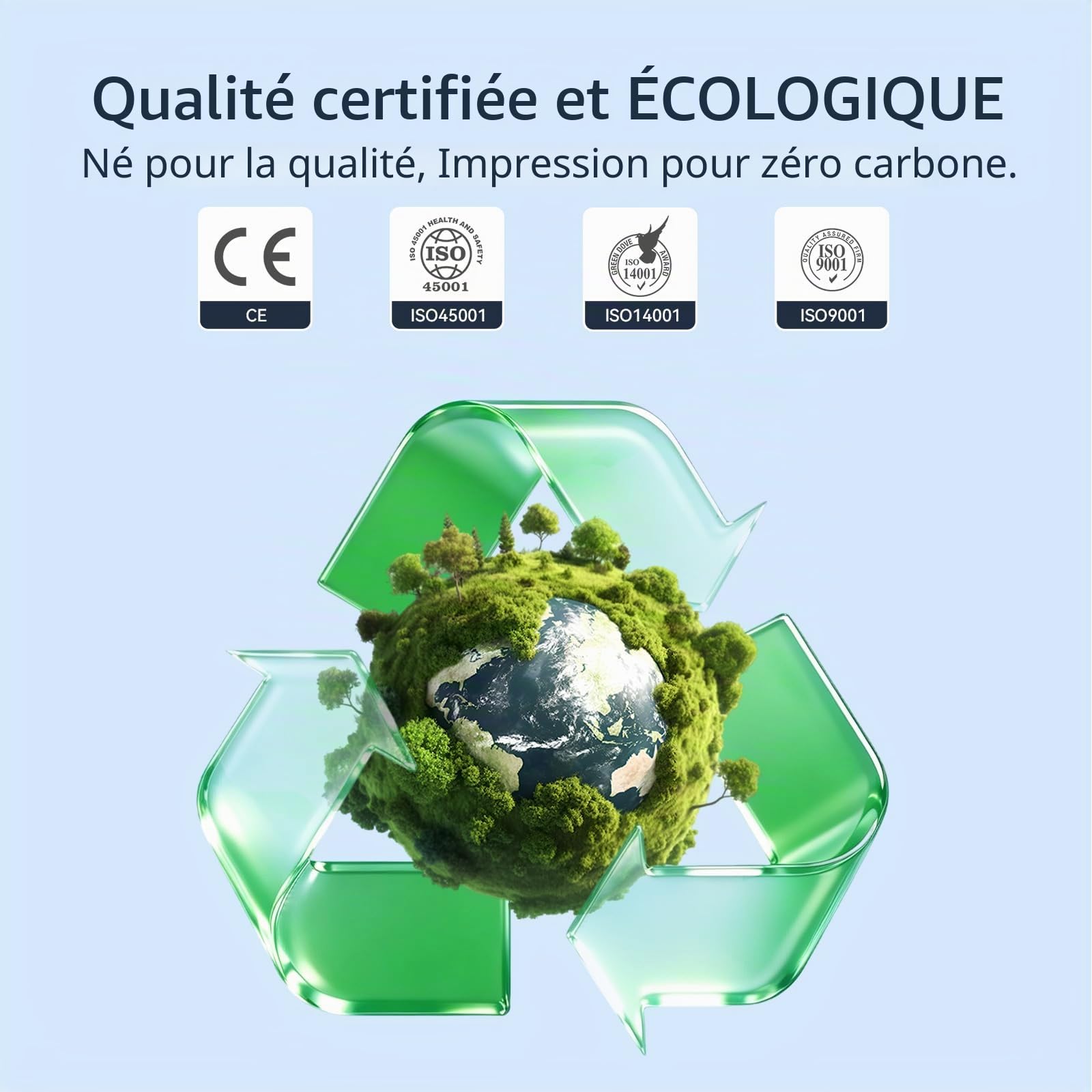 ECOINKO Encre 308XL BK+CMY - 1330+ Pages, Remplacement pour Cartouche HP 308 Noir et Couleur Originales, Encre Imprimante 308 XL pour HP Envy 6100e 6120e 6122e 6132e 6152e 6520e Deskjet 2910 2920 2921