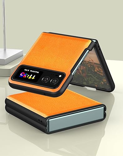 Miniatura 2 de Suzii Funda de piel sintética para Motorola Razr 2023, carcasa de policarbonato duro ultrafina, duradera, funda protectora para Moto Razr 2023