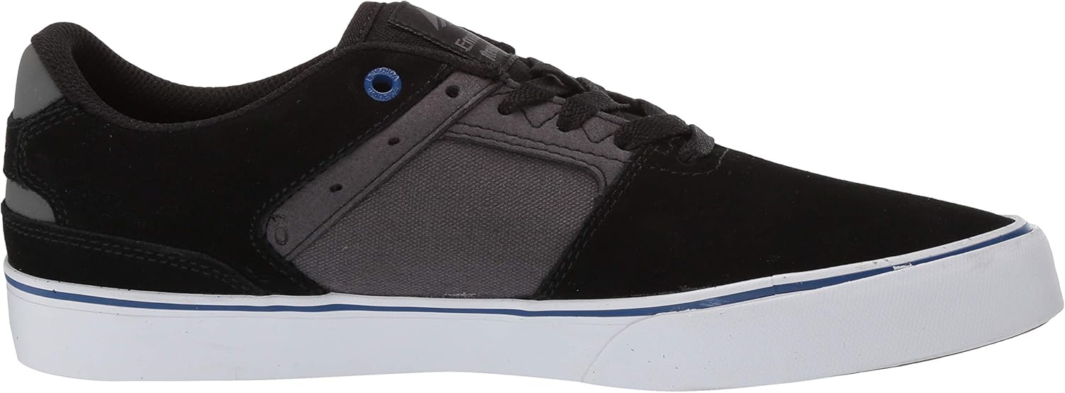 Emerica Men's The Reynolds Low Vulc Skate Shoe 6.5 Medium US Black/Grey/Blue