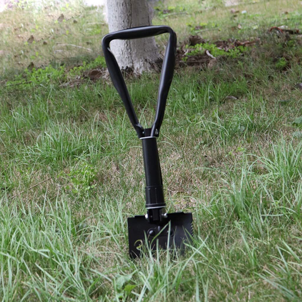 Pala pieghevole da giardino, pala da neve, per esterni, campeggio, escursionismo