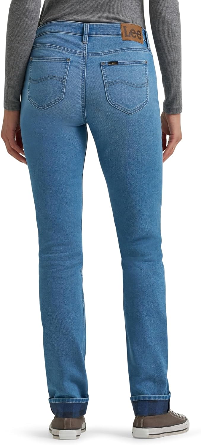 Lee Womens Legendary Mid Rise Straight Leg Jean