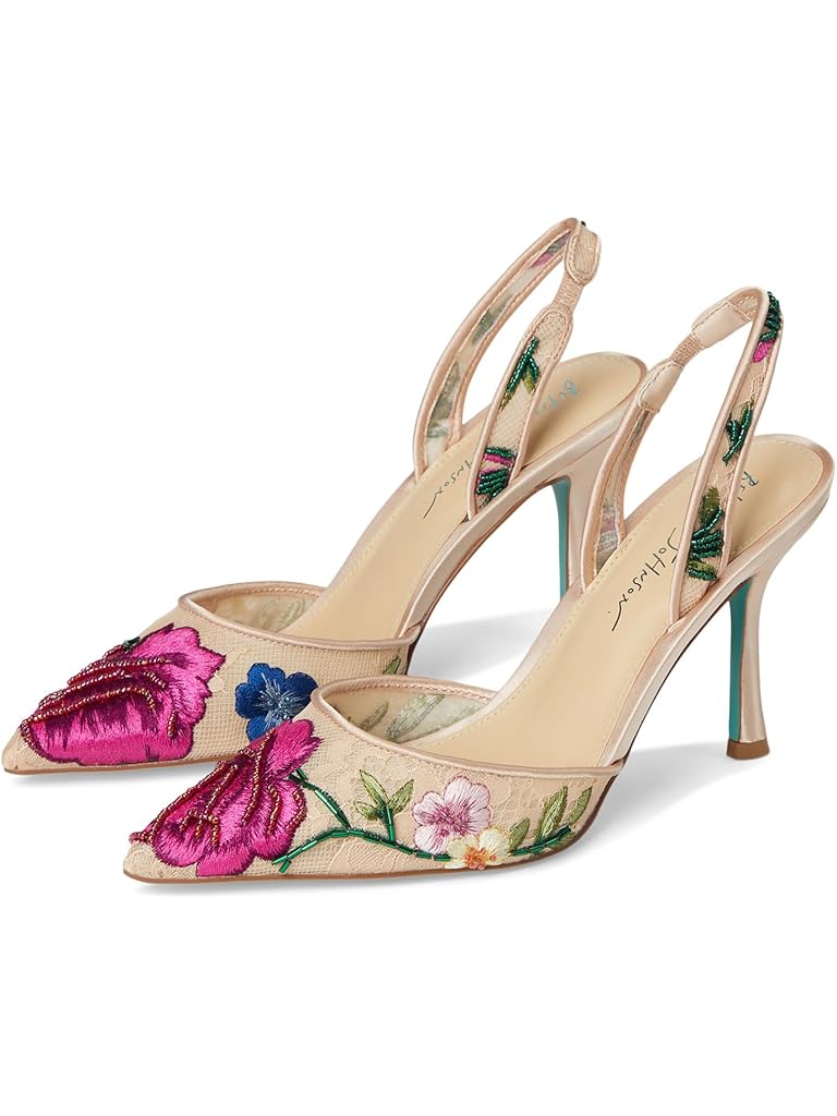 Beige Betsey Johnson April Pump