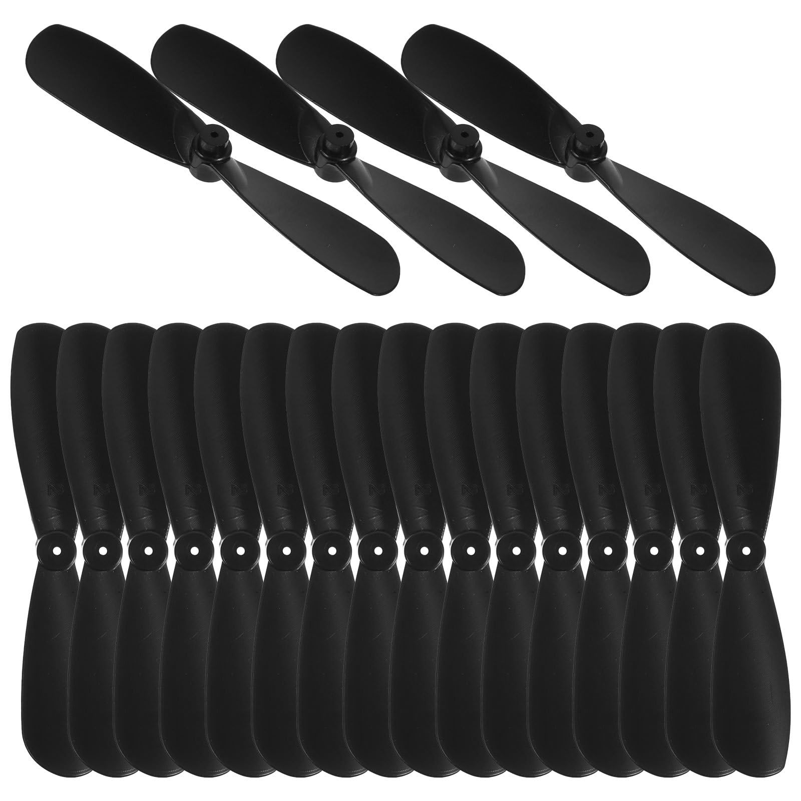Luxshiny 10 works 2-Blade Rc Propellers Lightweight Replacement Plastic Blades for Toy Airplanes Indoor Drones Smooth Flight Performance