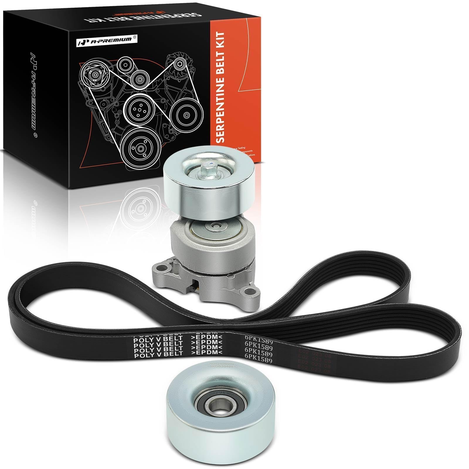 Amazon.com: A-Premium Engine Serpentine Belt Drive Kit with