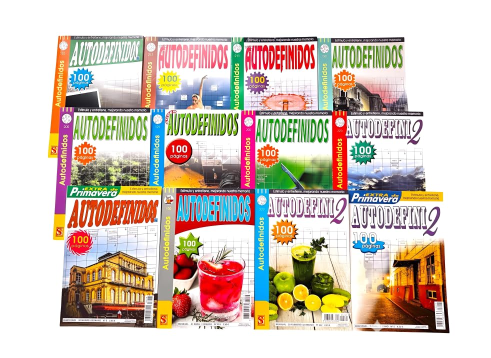 Self-Defined Assorted Pack of 4 Assorted Books Entertainment and Challenge for Adults