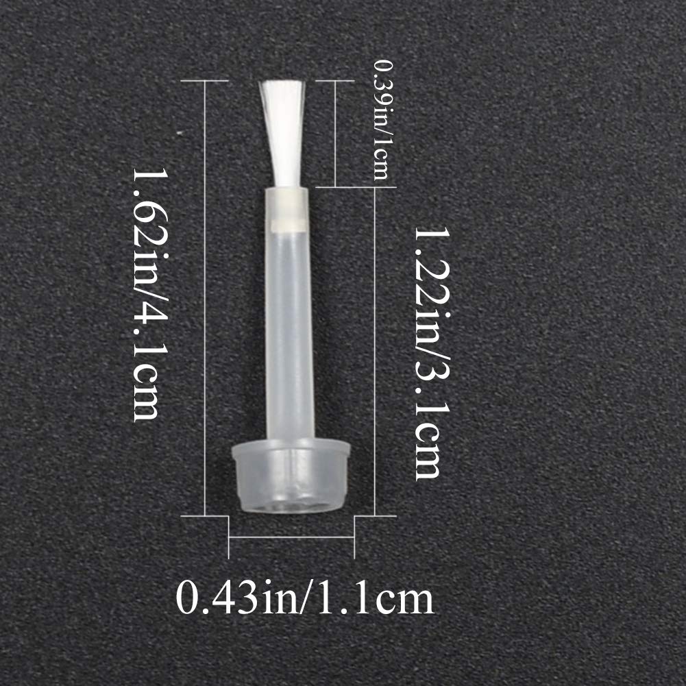 20 PCS Dip Replacement Brush Dip Powder Replacement Liquid Brush for Dipping Powder Base